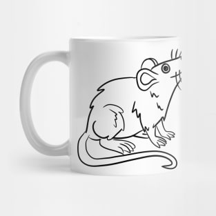 Stick figure mouse Mug